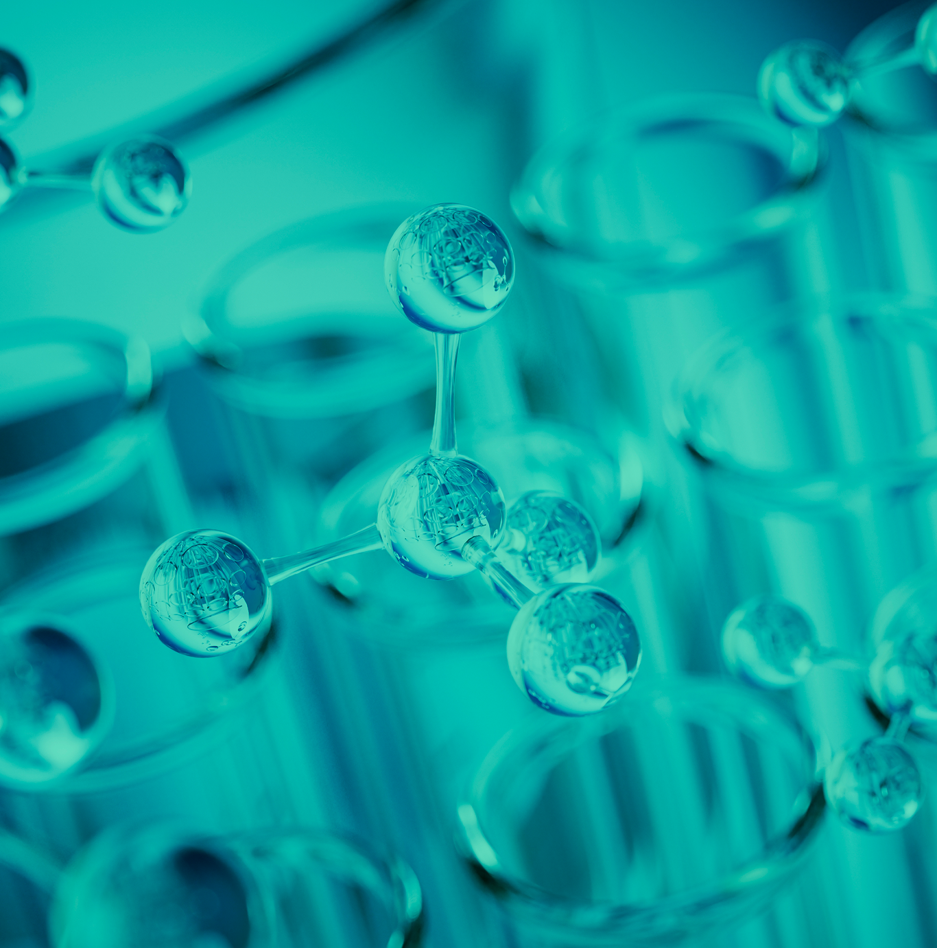 Background image of a hydrogen molecule